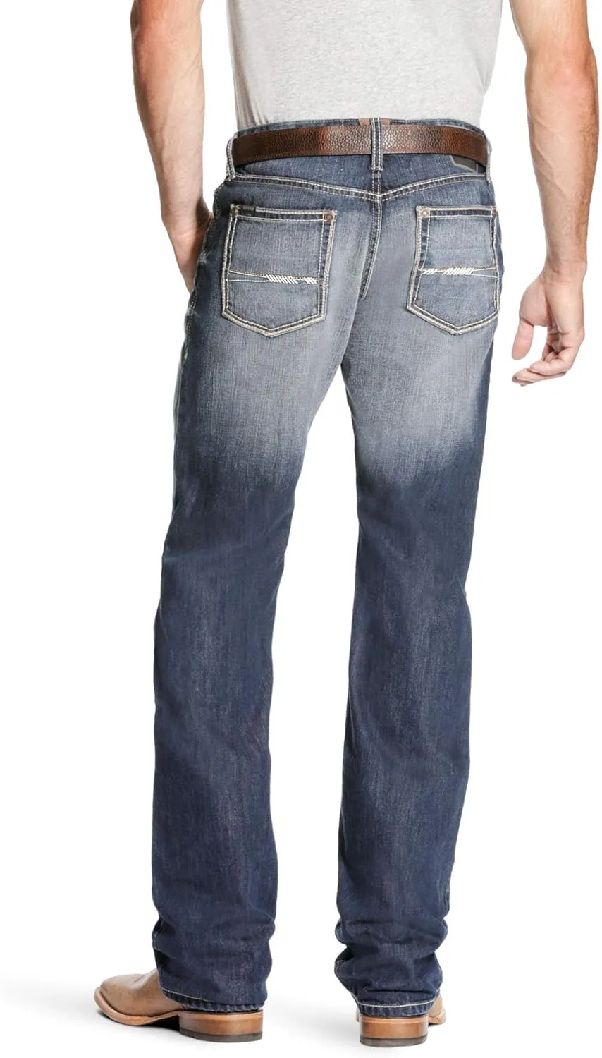 Ariat Mens M4 Legacy Stretch Denim Cut Jean Casual Pants Casual - Blue