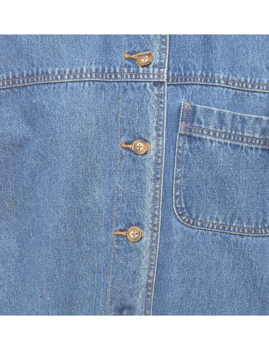 Extra Long Denim Jacket - M