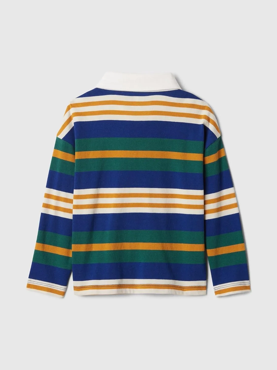 GAP Boys' Long Sleeve Rugby Polo
