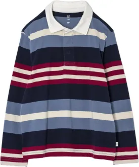 GAP Boys' Long Sleeve Rugby Polo