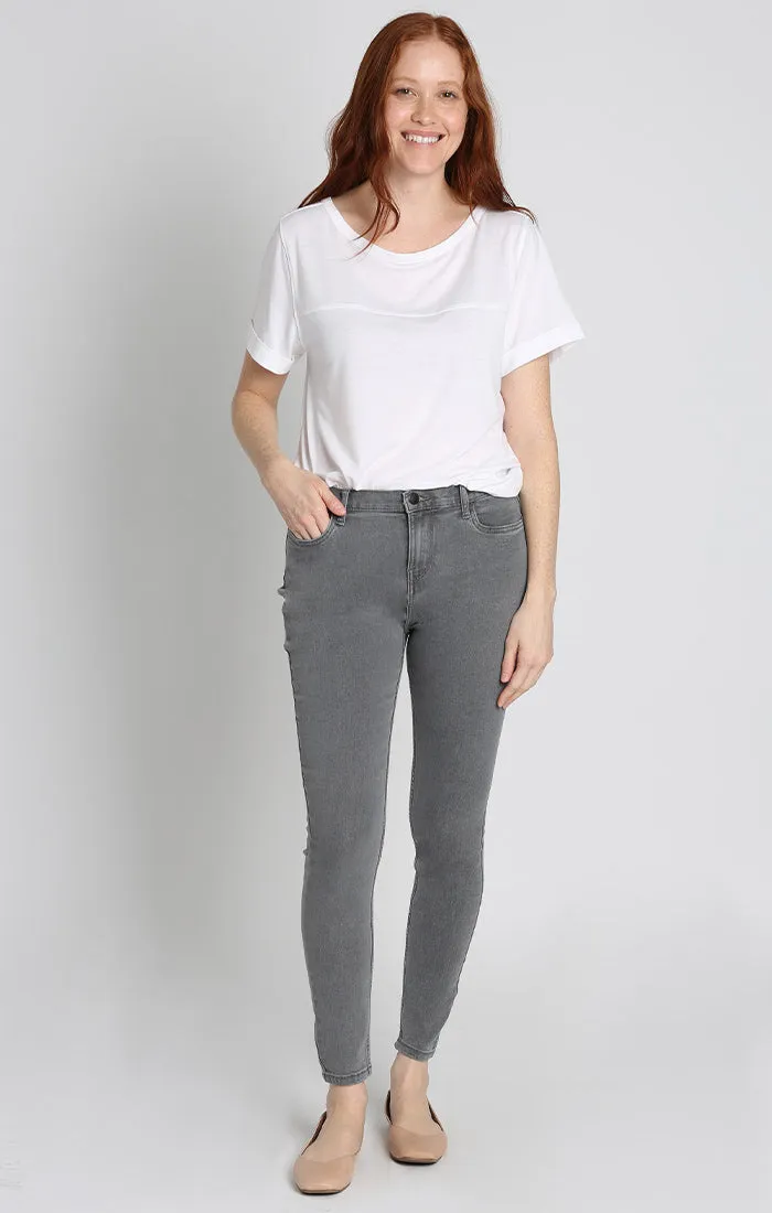 Grey Slim Fit Stretch GF Denim