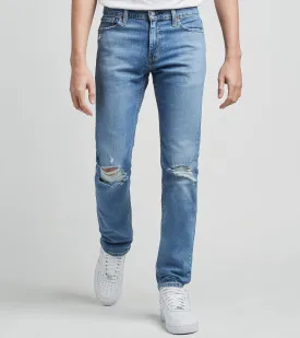 Levis Strauss & Co - 511 FLEX Men’s - Denim knee ripped