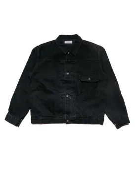 marka New Type1 Denim Jacket 13.5oz Selvedge Denim Black