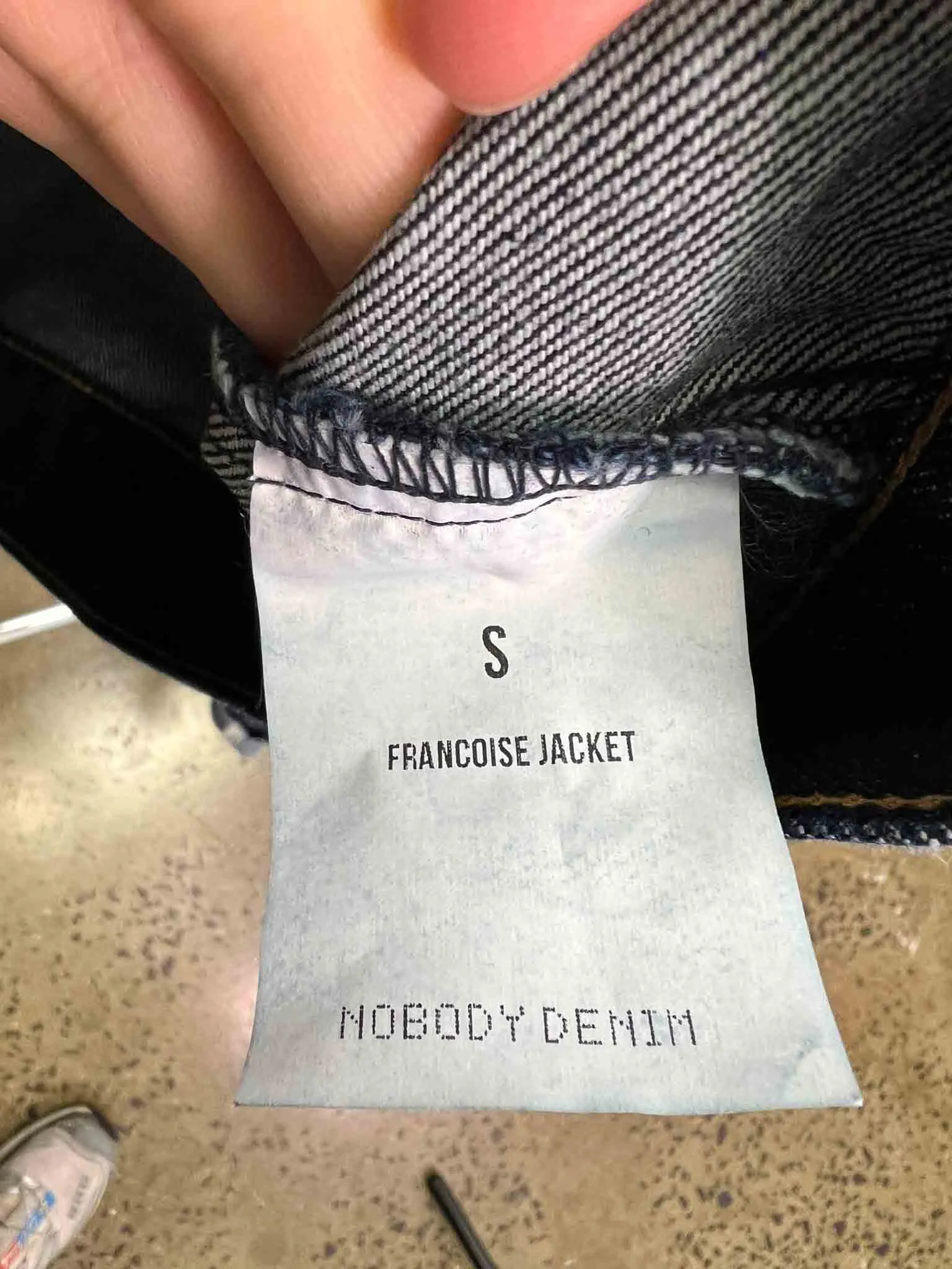 Size S - Nobody Denim Francoise Denim Jacket