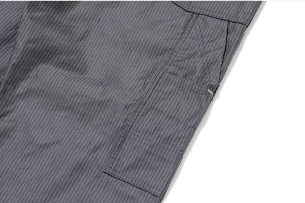 Sugar Cane, Work Pants, Gray Print Moleskin