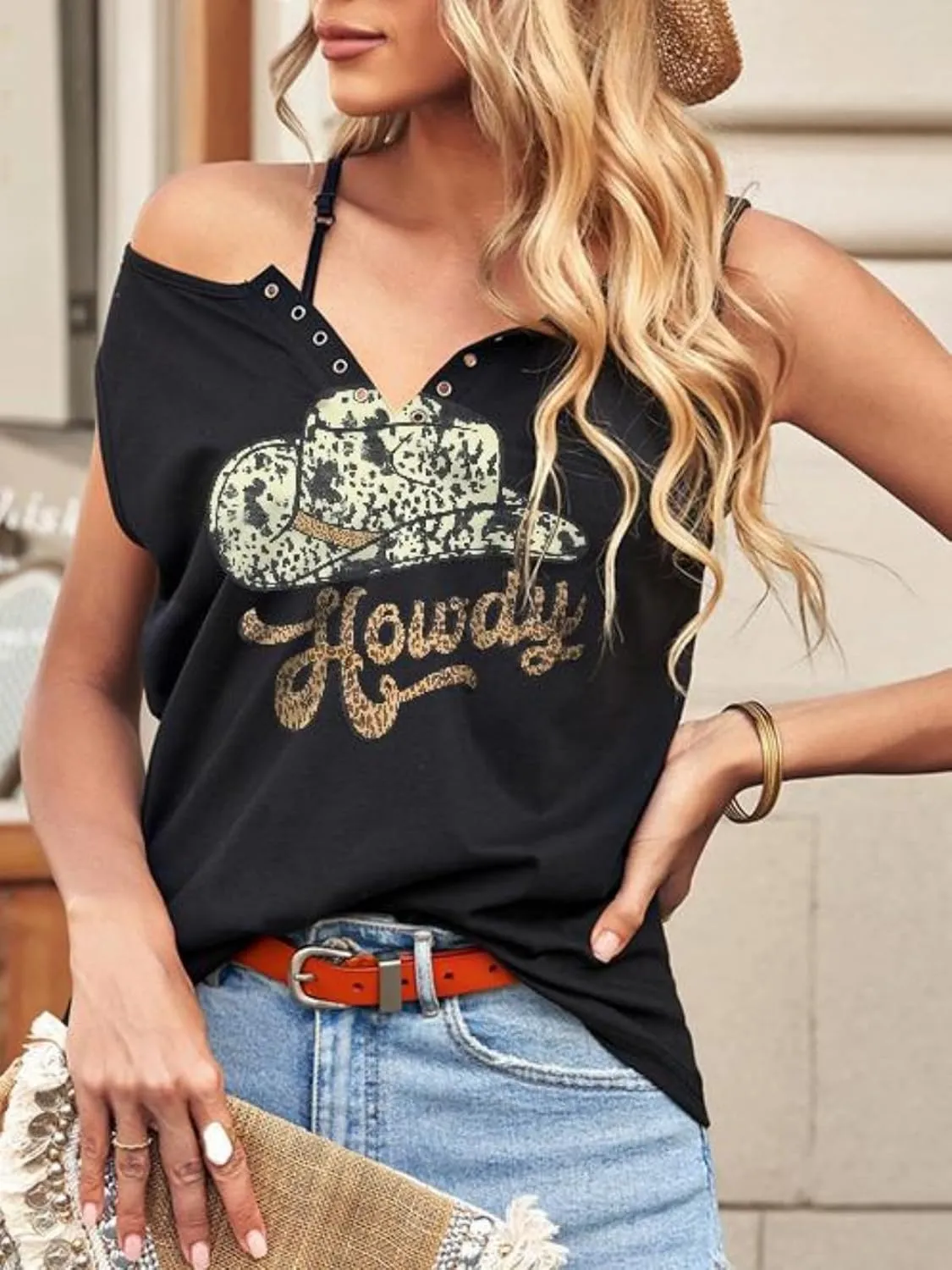 Tank Tops for Women 2025 Country Concert Outfits for Women Cute Summer Sleeveless Tops Graphic Tees T Shirts