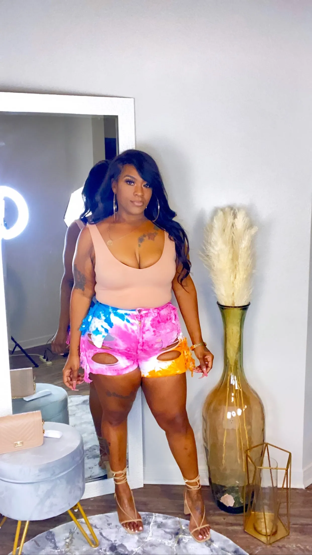 The Fringe Tie Dye lg-3x